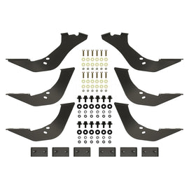 Westin 99-16 Ford F-250/350/450/550HD Reg/Supr Cab/Crew Premier Oval Nerf Step Bar Mount Kit - Blk