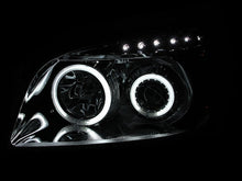 Cargar imagen en el visor de la galería, ANZO 2006-2008 Toyota Rav4 Faros delanteros con proyector con halo negro