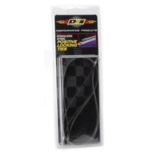 Cargar imagen en el visor de la galería, Brida de bloqueo positivo de acero inoxidable DEI, 1/4 pulg. (7 mm) x 14 pulg., 4 por paquete