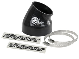 Kit de acoplamiento de repuesto de silicona aFe Magnum FORCE de 4 pulgadas de diámetro interior x 30 grados. Acoplador de codo - Negro