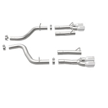 Cargar imagen en el visor de la galería, MagnaFlow Eje trasero, SS, 2.5 pulgadas, cuádruple trasero dividido Punta de 3.5 pulgadas 2015 Dodge Challenger 3.6L V6