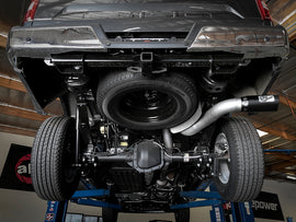 aFe Atlas 4 pulgadas de acero aluminizado DPF-Back Exh 18-19 Ford F-150 V6-3.0L (td) con punta negra