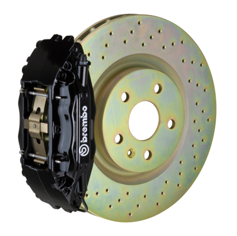 Brembo 15-21 WRX (VA) Delantero GT BBK 4 Pistones Fundido 326 x30 1 pieza Rotor Perforado-Negro