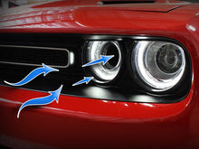Cargar imagen en el visor de la galería, aFe Momentum GT Dynamic Air Scoop Dodge Challenger 15-20 - Rojo