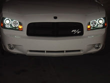 Cargar imagen en el visor de la galería, Spyder Dodge Charger 06-10 Projector Headlights Halogen Model CCFL Halo LED Blk PRO-YD-DCH05-CCFL-BK