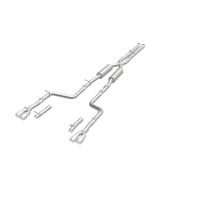 MagnaFlow Cat-Back, SS, 2.5 pulgadas, cuádruple trasero dividido con punta de 3.5 pulgadas 2015 Dodge Challenger 3.6L V6