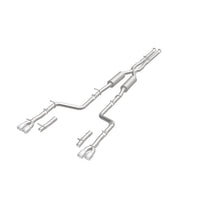 Cargar imagen en el visor de la galería, MagnaFlow Cat-Back, SS, 2.5 pulgadas, cuádruple trasero dividido con punta de 3.5 pulgadas 2015 Dodge Challenger 3.6L V6