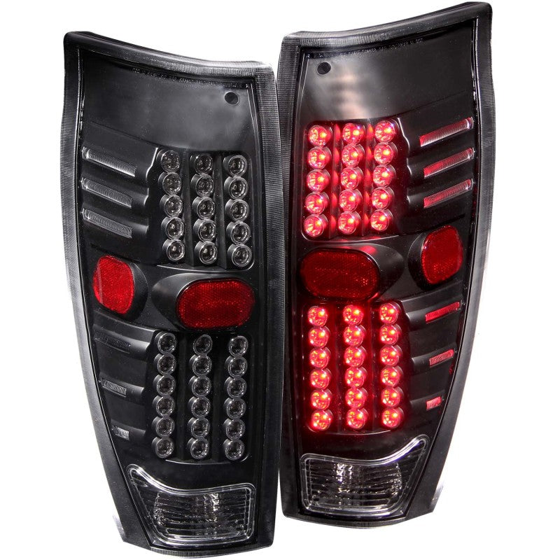ANZO 2002-2006 Chevrolet Avalanche luces traseras LED negras