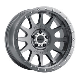 Method MR605 NV 20x10 -24 mm Offset 5x5 71,5 mm CB Rueda de titanio brillante