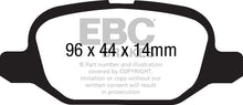 Cargar imagen en el visor de la galería, EBC 11+ Fiat 500 1.4 (ATE Calipers) Ultimax2 Rear Brake Pads
