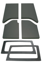 Cargar imagen en el visor de la galería, DEI 11-18 Jeep Wrangler JK Kit completo de tapete para techo de 2 puertas - 6 piezas - Gris