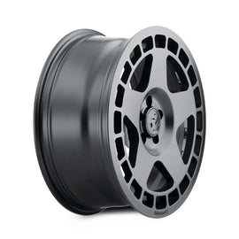 quince52 Turbomac 17x7.5 5x112 40mm ET 66.56mm Rueda negra de asfalto con orificio central