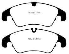 Cargar imagen en el visor de la galería, EBC 09-11 Audi A4 2.0 Turbo Ultimax2 Front Brake Pads