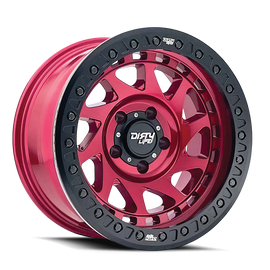 Dirty Life 9313 Enigma Race 17x9 / 6x135 BP / -12mm Offset / 87.1mm Hub Rueda roja carmesí