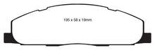 Cargar imagen en el visor de la galería, EBC 09-11 Dodge Ram 2500 Pick-up 5.7 2WD/4WD Greenstuff Rear Brake Pads