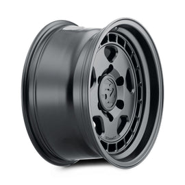 quince52 Turbomac HD Classic 17x8.5 6x139.7 0mm ET 106.2mm Rueda negra de asfalto con orificio central