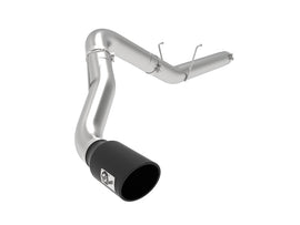 aFe ATLAS Sistema de escape trasero DPF de acero de aluminio de 5 pulgadas con punta negra 19-20 camionetas diésel Ram L6-6.7L (td)