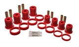 Energy Suspensión 84-01 Jeep Cherokee/Wagoneer/Comanche 2WD Bujes de brazo de control delantero rojo