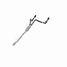 Cargar imagen en el visor de la galería, MagnaFlow SYS Cat-Back 4in Black Dual Split Rear Tips 14-15 Chevy Silverado/GMC Sierra 4.3L-5.3L