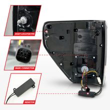 Cargar imagen en el visor de la galería, ANZO 21-23 Ford F-150 Luces traseras LED Sec. Señal con cubierta BLIS - Ahumado negro