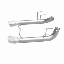 Cargar imagen en el visor de la galería, MagnaFlow 13 Ford Mustang Dual Split Rear Exit Stainless Axle-Back Cat Back Exhaust (Competition)