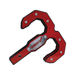 Gen-Y Hulk 2.5 32K Tow Hook 2.5in Shank - Black/Red | GH-0074