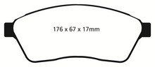 Cargar imagen en el visor de la galería, EBC 10-11 Cadillac SRX 2.8 Turbo Yellowstuff Front Brake Pads
