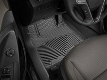 Cargar imagen en el visor de la galería, WeatherTech 2013-2018 Hyundai Santa Fe Front Rubber Mats - Black