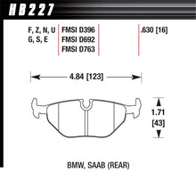 Cargar imagen en el visor de la galería, Pastillas de freno traseras Hawk 95-99 BMW M3 E36 HPS Street