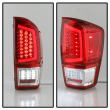 Cargar imagen en el visor de la galería, xTune 16-18 Toyota Tacoma Light Bar LED Tail Lights - Chrome (ALT-JH-TTA16-LBLED-C)