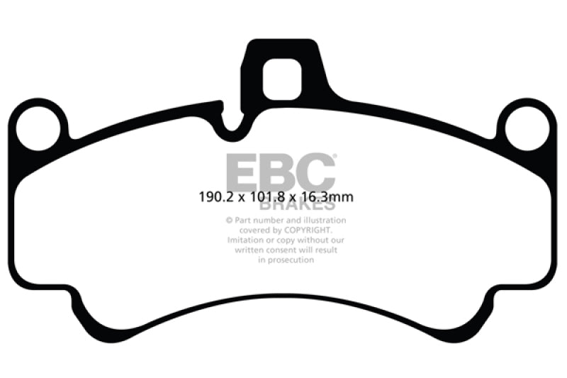 Pastillas deportivas EBC Brakes Greenstuff Serie 2000