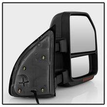 Cargar imagen en el visor de la galería, xTune 08-15 Ford Super Duty LED Telescoping Manual Mirrors - Smk (Pair) (MIR-FDSD08S-G4-MA-RSM-SET)
