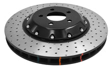 Cargar imagen en el visor de la galería, DBA 15-20 Ford Mustang GT Paquete Perf (rotor delantero de 380 mm) Rotor perforado delantero serie 5000 con sombrero negro