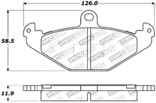 Load image into Gallery viewer, StopTech Performance 05-06 Lotus Exige Rear Brake Pads