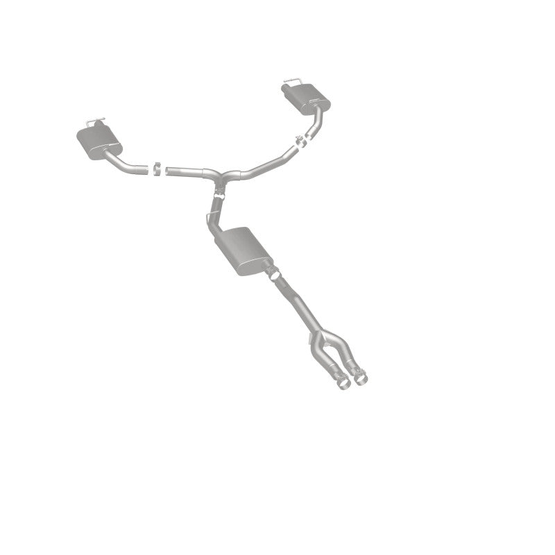 MagnaFlow Cat-Back SS Salida trasera doble dividida 2015 Dodge Charger/Chrysler 300C 3.6L V6 (usa puntas OEM)
