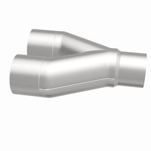 Cargar imagen en el visor de la galería, MagnaFlow Universal Trans Y-Pipe All SS 4inch (Dual) 3.5inch (Single) x 13inch (Overall)