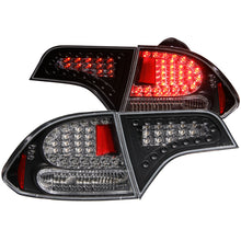 Cargar imagen en el visor de la galería, ANZO 2006-2011 Honda Civic luces traseras LED negras
