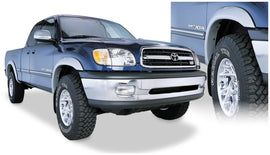 Bushwacker 03-06 Toyota Tundra cabina estándar Fleetside Extend-A-Fender estilo bengalas 4 piezas - negro