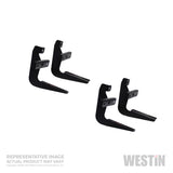 Westin 2004-2014 Ford F-150 SuperCab (Excl Heritage) Kit de montaje para estribo, color negro