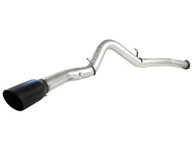 aFe Atlas Escape 5 pulgadas DPF-Back Al Steel 07.5-10 GM Diesel Trucks V8-6.6L (td) LMM (punta negra)