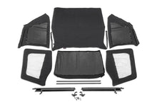 Cargar imagen en el visor de la galería, Rugged Ridge Frameless Black Diamond Soft Top 92-95 Jeep Wrangler YJ