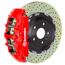 Cargar imagen en el visor de la galería, Brembo 03-08 SL500 Delantero GT BBK 8 pistones fundidos 380x34 2 piezas rotor perforado-rojo