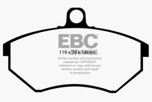Cargar imagen en el visor de la galería, EBC 94 Volkswagen Cabriolet 1.8 Ultimax2 Front Brake Pads
