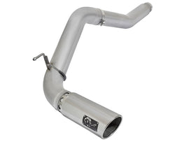 Escape Atlas aFe Escape trasero con DPF de 5 pulgadas Acero aluminizado 2016 Nissan Titan XD V8-5.0L con punta pulida