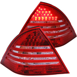ANZO 2001-2004 Mercedes Benz Clase C W203 Luces traseras rojas/ahumadas