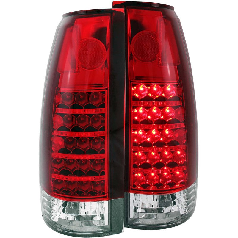 ANZO 1999-2000 Cadillac Escalade luces traseras LED rojo/transparente