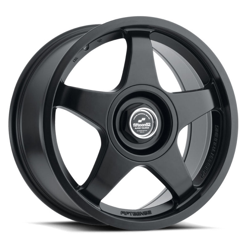 quince52 Chicane 17x7.5 4x100/4x108 42mm ET 73.1mm Rueda negra de asfalto con orificio central