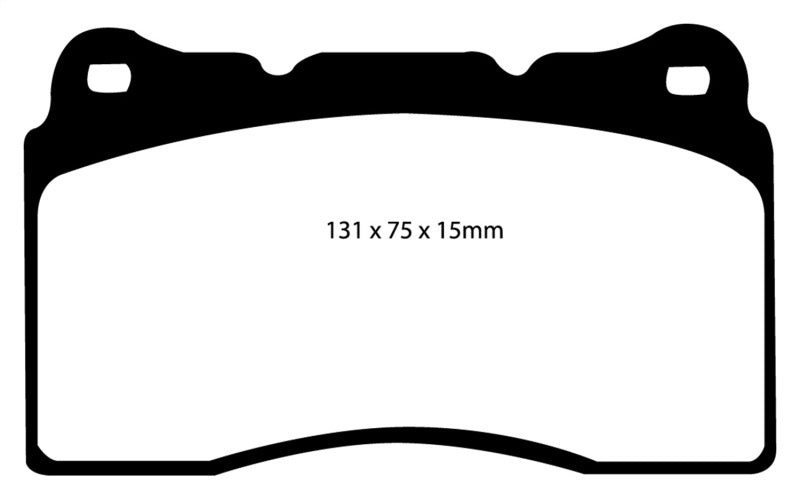 EBC 17-21 Honda Civic Type-R (FK8) Pastillas de freno delanteras Bluestuff
