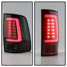 Cargar imagen en el visor de la galería, Spyder Dodge Ram 09-18 LED Tail Lights - All Black ALT-YD-DRAM09V2-LED-BKV2 (Incandescent Only)