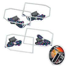 Load image into Gallery viewer, Oracle Chevrolet Silverado 14-15 Halo Kit Non-Projector Style - ColorSHIFT SEE WARRANTY